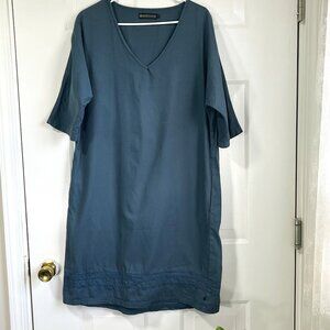 United By Blue 100% Organic Cotton Blue Tunic Dress Size Medium